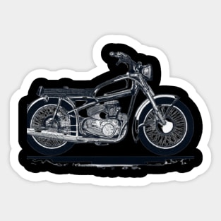 Vintage motorcycle Sticker